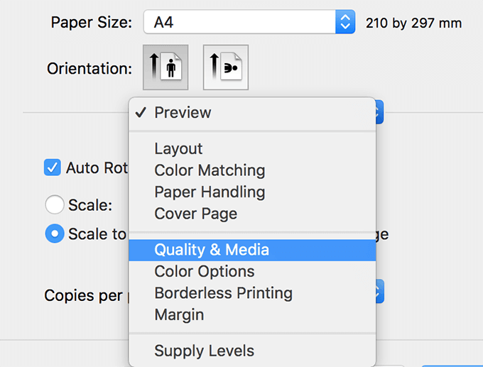 fix print as image option for printing in mac